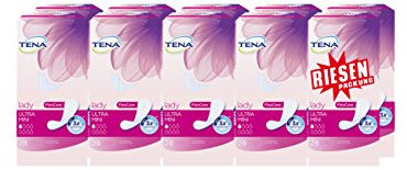 Tena Lady Ultra Mini Einlagen Riesenpackung 10er Pack (10 x 28 Stück)