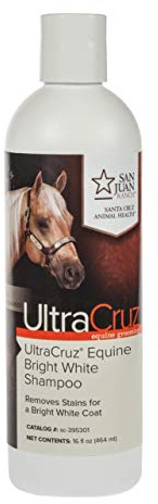 UltraCruz - sc-395301 Equine Bright White Horse Shampoo, 16 oz,Purple