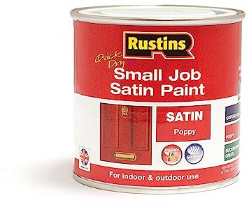 RUSTINS Small Job Satin Paint Poppy 250ml