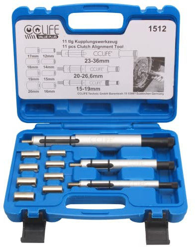 CCLIFE 11 tlg kupplungszentrierwerkzeug Kupplung Zentrierwerkzeug Zentrierdorn Werkzeug 12-20 mm