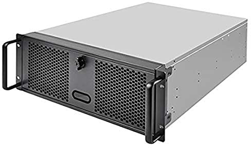 Silverstone SST-RM400 - 4U Rackmount Server Gehäuse, Unterstützt Mainboards bis SSI-Ceb und ATX (PS2)/Mini Redundante Netzteile