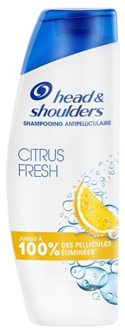 Head & Shoulders Citrus Fresh Shampoing Antipelliculaire Pour Cheveux Gras 330ml. Usage Quotidien. Jusqu'à 100% des Pellicules Éliminées, Cliniquement Prouvé