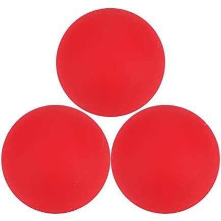 6,5 Cm 3 Pièces de Balles de Jonglage en Mouvement - Ensemble Rotatif pour Adultes et Débutants (Rouge)