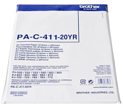 Brother Thermopapier A4 (100 Blatt) für PJ-600/700/800