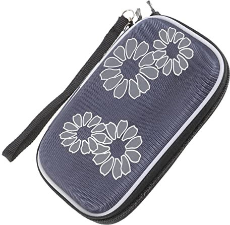 Angoily Custodia Rigida Portatile Per Disco Rigido Resistente Agli Urti Con Elastico Interno e Tasca in Rete Case Di Protezione Per Hard Disk Ssd Esterni Per Viaggi e Ufficio