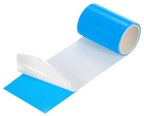 QUARKZMAN Kit di Riparazione per Toppe Gonfiabili 1,5 m x 7 cm, Nastri Adesivi Toppe TPU Toppa per Materassi Aria Piscina Castello Gonfiabile, Blu