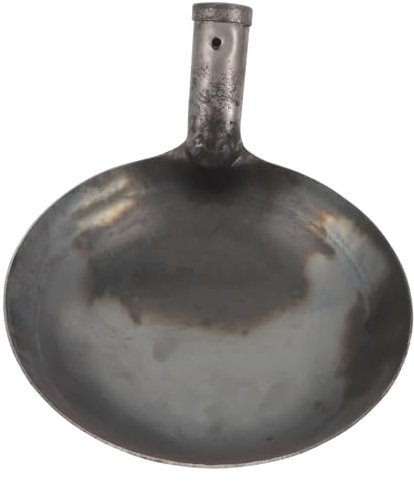 TOYANDONA Heavy-duty Metal Dung Scoop Reusable Muck for Efficient Sewage Cleaning Large Capacity Iron Ladle for Construction and Maintenance for Tough Drainage Tasks