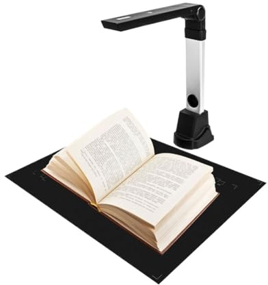 Bokskanner T101 Autofokus Dokumentskanner Max A4 A3-storlek med Smart OCR LED-bordslampa for familjens hemmakontor(SD-3000NC)