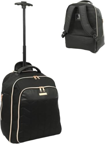45x36x20cm EasyJet Cabin Trolley Bag - Underseat Carry On Hand Luggage Case | 45x36x20cm, underseat cabin trolley for EasyJet, Ryanair Whizz Air with wheels for smooth carry-on travel and weekend trips.