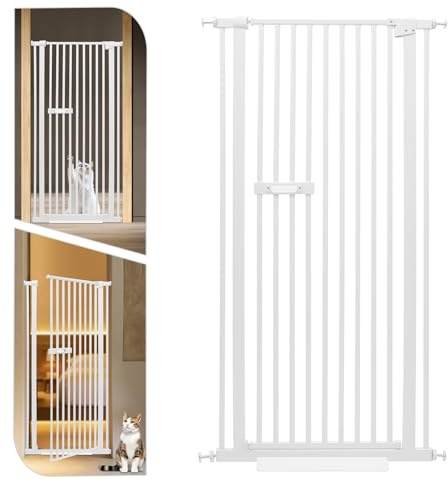 KIGNIEK Barrière de protection extra haute pour animaux de compagnie de 150 cm