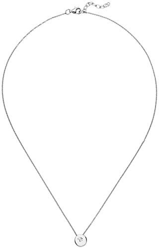 Jobo Damen-Halskette aus 925 Sterling Silber mit Zirkonia 45 cm