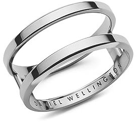 Daniel Wellington Unisex-Edelstahlring Edelstahl 52, Silber 32014599