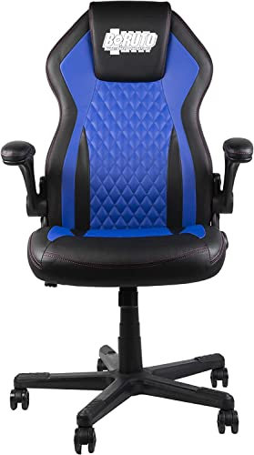 Konix Boruto Naruto Next Generations Chaise de Bureau Gaming - Inclinaison siège 15° - Cuir polyuréthane Lisse - Bleu et Noir