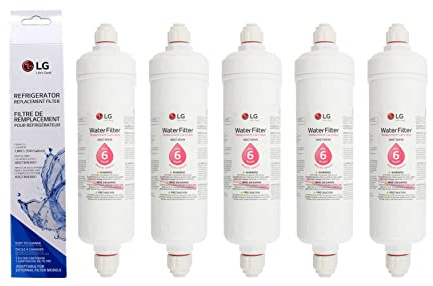 LG ADQ73693901 Ersatz-Kühlschrank-Wasserfilterkartusche (5 Stück)