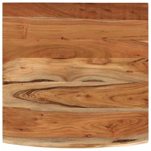 vidaXL Piano Bagno 60x60x3,8 cm Quadrato Legno Massello di Acacia, Piano d'appoggio per Bagno, ripiano per Bagno, Piano per Bagno in Legno