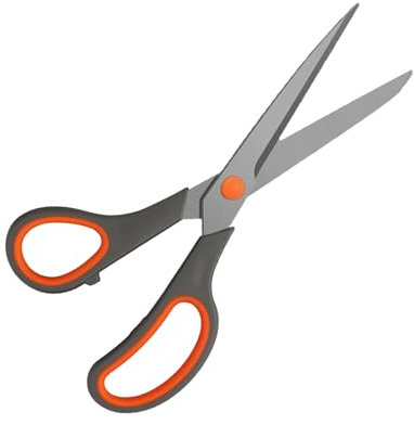 JIEYUCHU Ciseaux à MultiUsages, Acier Inoxydable 21 cm, Gris