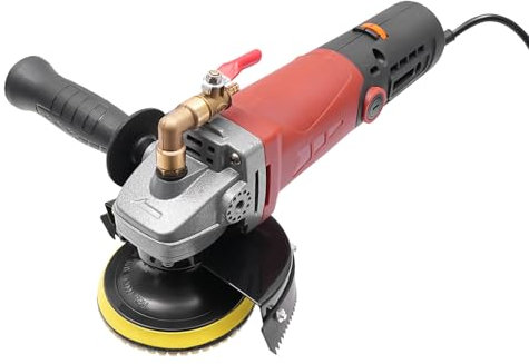 Pulidora húmeda, 860 W, pulidora manual profesional, 6 velocidades, lijadora de hormigón, 5000 rpm, para vehículos, granito, piedra, baldosas de cerámica, baldosas de suelo