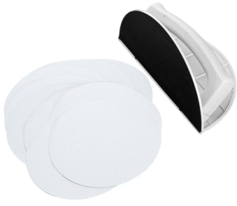 Precisionsslip – bärbart slipverktyg med halkfritt handtag | rundad vinkelslipmaskin set för trämöbler metall hantverk ytbearbetning