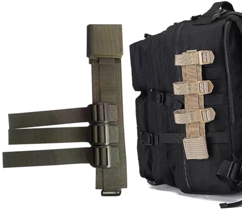AQzxdc Tactical Molle Tool Holder,Molle Hatchet Axe Holder,Knife Sheath Adapter MOLLE Attachment for Tactical Bag and Vest(Green)