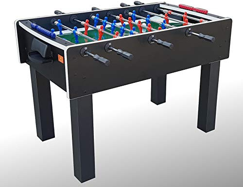 NG Biliardi Calcio Balilla Professionale Conrad con aste uscenti/Passanti e Piano in Vetro