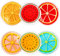Kids Ice Pack, Hot or Cold Pack Gel Cooling Pad, Reusable for Injuries Medical Health,Swelling and Pain Relief, Tired Eyes, Child Injury, Headache, Sinus Relief (Fruit Ice Pack)