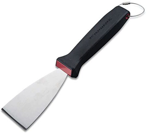 Stekspade presist smal – spatel i rostfritt stål för vändning och servering – bra grilltillbehör – grillspatel perfekt som stekspade eller grillspade