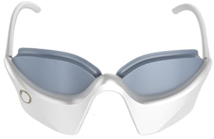 Intelligentes Augenmassagegerät – beheizte Brillenmassagegerät, Augenmassagewerkzeug, wiederaufladbares Schönheitsgerät, Massagegerät, intelligenter Timer, verbessert Schlaf und Zugentlastung