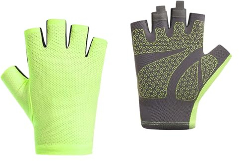 Generisch Fahrradhandschuhe Kinder Fingerlos für Jungen Mädchen Alter 4-12, Bike Handschuhe Paar Mädchen Jungen Outdoor Sport Rennrad Fahrrad Bike Halbfinger Handschuhe Frühling Sommer