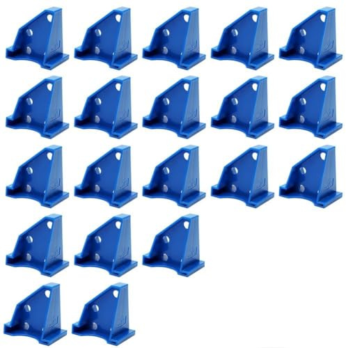 20 separadores de suelo con 0,63 cm y 1,27 cm (1/2 pulgadas), diseño triangular estable, juego de espaciadores para la colocación de suelos laminados de vinilo y parquet