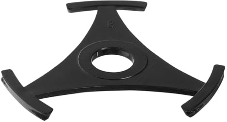 SEWACC Adaptador Triangular Profesional para Discos de Vinilo de 45 RPM, Plástico Ecológico Negro de Alta Resistencia para Tocadiscos y Accesorios de Vinilo