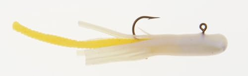 Berkley PowerBait Pre-Rigged Atomic Teasers Fishing Bait, Pearl White, Irresistible Scent & Flavor, Ready-to-Fish, Ideal for Trout, Bass, Panfish Species and More
