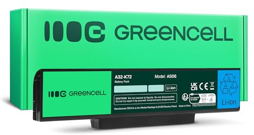 Green Cell Batterie ASUS A32-K72 pour ASUS K72 K72F K72J K73S K73SV N71 N71J N73S N73SV X73S X77 A72 K72D K72DR K72DY K72JK K72JR K72JV N71JV N71V N73 N73J X73E X73 X73BY X73SD X73SV X73T