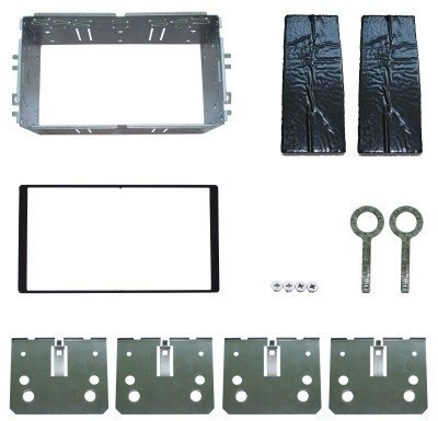 Baseline Connect Doppio Din Radio da Incasso Set, Nero