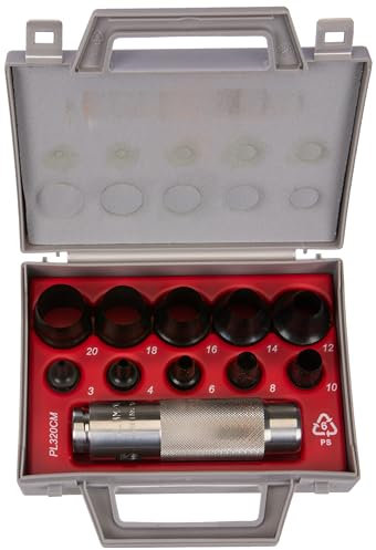 Paffrath Satz koppelbare Lochstanzer, Durchmesser 3-20 mm, 0800320