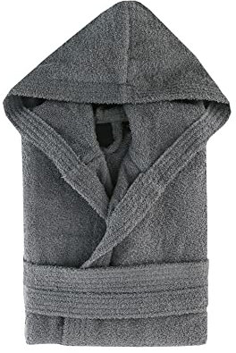 Top Towel - Elegant - Bademantel für Damen und Herren 100% Baumwolle, 500 g/m² - Option mit oder ohne Kapuze - Weich und saugfähig für Dusche, Spa und Pool