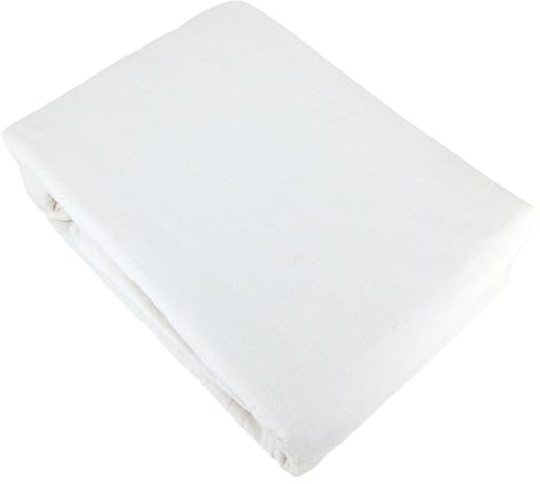 Parure de lit 260x240 cm Coton Lin lavé Lino Blanc 3 pièces