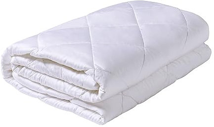 LAVANCE 100% Viscose Made from Bamboo Comforter Queen Size Lightweight Silky Down Alternative Duvet Insert Soft Cooling Summer Comforter - White, 90x90 Inches
