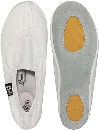 Beck Unisex Kinder Ballerinas Basic, Weiß, 28 EU