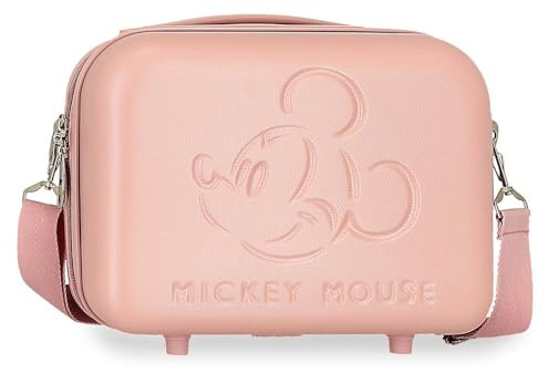 Disney Joumma Bags Good Trip Valigia per cabina per bambini, rigida ABS chiusura a combinazione laterale 28,4 l 2 kg 4 ruote doppie bagaglio a mano, CARNE, Taglia unica, Trousse