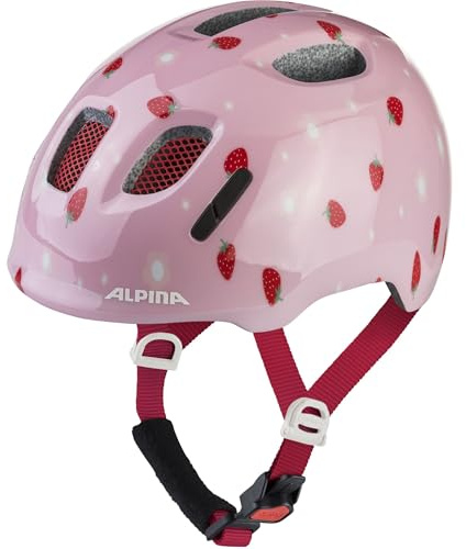 ALPINA Ximo 2 Kinderfahrradhelm, Strawberry Gloss, 47-51 cm