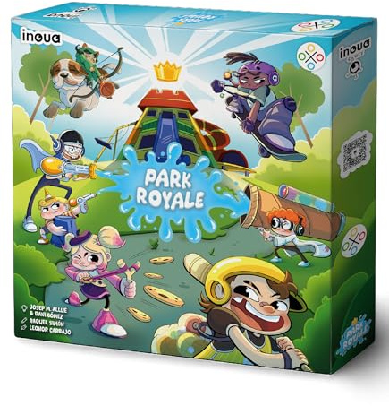 Park Royale Juego de Mesa Familiar Estratégico y Competitivo para 2 a 6 Jugadores | Juego de mesa que Incluye Tablero de Doble Cara | +8 Años | Partidas 30´ | ¿Estás listo para conquistar el parque?