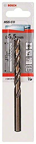 Bosch Accessories 2608585861 Foret à métaux rectifié HSS-Co standard DIN 338 Ø 8,5 mm