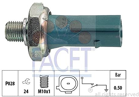 Facet 7.0196 - Interruttore A Pressione Olio