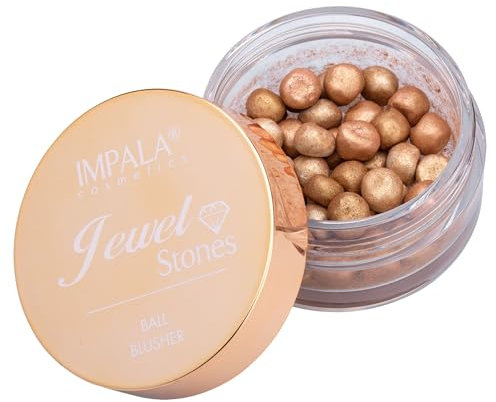 Impala - Bronzer Perlen | Gesicht Make up Perlen | Gesicht Bronzer | Make up Bronzer | Gesichtsperlen | Highlighter und Bronzer | Blusher in Perlen | Farbe 1 Bronze