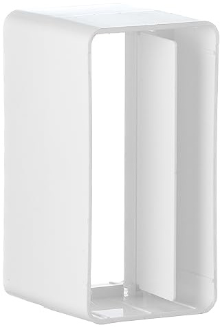 220 x 55 mm kanalkontakt med backventil, platt kanal anslutning med backventil