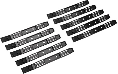 pizarra 5 Pairs Hard Drive Rails Chassis Cage Accessories Drive Plastic Rails for 3.5 to 5.25 Hard Drive Tray