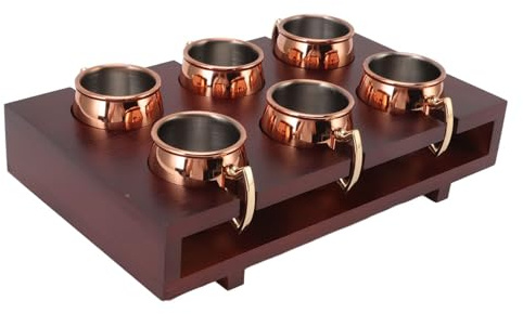 Mule Mugs Set Bar Shotglass Mini Cocktail Mug Glossy Drum Mule Glass Glass with Copper Mule Cup 55ml Shelf for Kit Moscow Pub Bar Moscow Mule Mugs