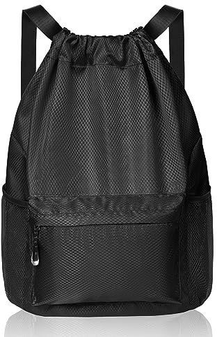 flintronic Borsa con Coulisse, Sacca Sportiva, Zaino con Impermeabile, Borsa da Palestra con per Spiaggia Nuoto Fitness