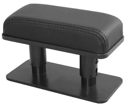 Shkalacar Bilarmstödstativ, Vänster Armbågsstöd Universal Läder Armstödskudde Stöd 3 Höjdjusterbar Icke-förstörande Installation