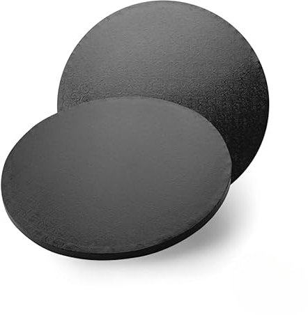 GLOTOMANIA - BASE PARA TARTA REDONDA NEGRA - 25 X 1,2 CM (3)